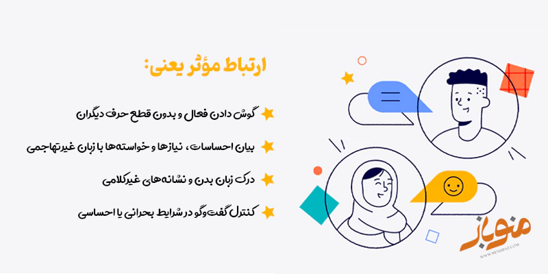 ارتباط مؤثر؛ از گفت‌وگو تا گوش‌دادن فعال