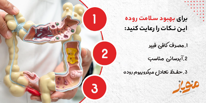 بهبود سلامت روده